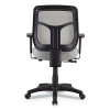 Apollo Mid-Back Mesh Chair, 18.1" To 21.7" Seat Height, Silver Seat, Silver Back, Black Base