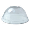 Kal-Clear/Nexclear Drink Cup Lids, Dome Lid With 1" Hole, Fits 5 Oz To 24 Oz Cold Cups, Plastic, Clear, 1,000/Carton