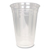 Kal-Clear Pet Cold Drink Cups, 20 Oz, Plastic, Clear, 50/Bag, 20 Bags/Carton