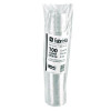 Kal-Clear/Nexclear Drink Cup Lids, X-Style Straw Slot/Flavor Buttons, Fits 9 Oz To 10 Oz Cold Cups, Plastic, Clear, 2,500/Ct