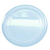 Recycleware Round Deli Container Lids, Flat Plug Fit, Clear, Plastic, 500/Carton