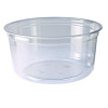 Recycleware Round Deli Container, 12 Oz, 4.6" Diameter x 2.3" h, Clear, Plastic, 500/Carton