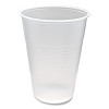 Rk Ribbed Cold Drink Cups, 10 Oz, Plastic, Clear, 100/Sleeve, 25 Sleeves/Carton