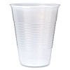 Rk Ribbed Cold Drink Cups, 9 Oz, Plastic, Clear, 100/Sleeve, 25 Sleeves/Carton