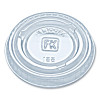 Portion Cup Lids, Fits 0.75 Oz To 1 Oz Portion Cups, Plastic, Clear, 2,500/Carton