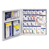 Ansi 2015 Smartcompliance Food Service First Aid Cabinet For 50 People, Without Medications, 260 Pieces, Metal Case