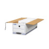 Liberty Check And Form Boxes, 9.75" X 23.75" X 6.25", White/Blue, 12/Carton
