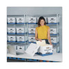Data-Pak Storage Boxes, Letter Files, 13.75" X 17.75" X 13", White/Blue, 12/Carton