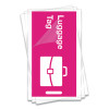 Laminating Pouches, 10 Mil, 3.75" X 2.25", Gloss Clear, 100/Pack