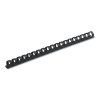 Plastic Comb Bindings For 11 x 8.5 Documents, 19 Rings, 0.5" (90-Sheet) Capacity, Navy Blue, 100/Pack