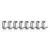 Wire Bindings For 11 x 8.5 Documents, 32 Rings, 0.31" (50-Sheet) Capacity, Black, 25/Pack