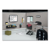 Partition Additions Clips, 40 Sheet Capacity, Dark Graphite, 4/Pack