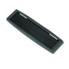 Plastic Partition Additions Nameplate, 9 x 0.75 x 2.5, Dark Graphite Frame