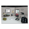 Plastic Partition Additions Nameplate, 9 x 0.75 x 2.5, Dark Graphite Frame