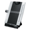 Office Suites Desktop Copyholder With Memo Board, Holds Up To 150 Legal Size Sheets, Plastic, Black/Silver