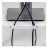Standard Monitor Riser, For 21" Monitors, 13.38" X 13.63" X 2" To 4", Platinum/Graphite, Supports 60 Lbs