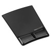 Gel Wrist Support With Attached Mouse Pad, 8.25 x 9.87, Black