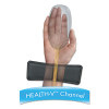 Memory Foam Keyboard Palm Support With Microban Protection, 13.75 x 3.37, Black