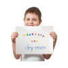 Magnetic Dry Erase Board, 12" x 9", White Surface