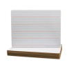 Two-Sided Red/Blue Ruled Dry Erase Board, 12" x 9", White Surface, 12/Pack