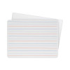 Two-Sided Red/Blue Ruled Dry Erase Board, 12" x 9", White Surface, 12/Pack