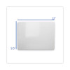 Dry Erase Board, 12" x 9.5", White Surface, 12/Pack