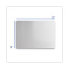 Dry Erase Board, 12" x 9", White Surface, 12/Pack