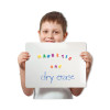 Magnetic Dry Erase Board Set With Assorted Color Markers, 12" x 9", White Surface, 12/Pack
