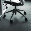Cleartex Ultimat Xxl Polycarbonate General Office Mat For Flat To Plush Pile Carpeted Floors, Rectangular, 60" x 79", Clear