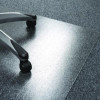 Cleartex Ultimat Polycarbonate Chair Mat For Low To Medium Pile Carpeted Floors, Rectangular, 48" x 53", Clear