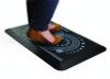 Afs-Tex 2000 Anti-Fatigue Mat, Rectangular, Black Leather Effect Surface, 20" x 32"