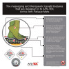 Afs-Tex 4000 Anti-Fatigue Mat, Oval, Midnight Black Anti-Slip Surface, 20" x 30"
