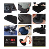 Afs-Tex 4000 Anti-Fatigue Mat, Oval, Midnight Black Anti-Slip Surface, 20" x 30"