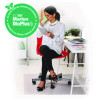 Ecotex Marlon Bioplus Rectangular Polycarbonate Chair Mat For Hard Floors, Rectangular, 35" x 47", Clear