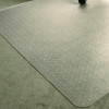 Ecotex Marlon Bioplus Polycarbonate Chair Mat For Low To Medium Pile Carpeted Floors, Rectangular, 45" x 53", Clear