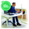 Ecotex Marlon Bioplus Rectangular Polycarbonate Chair Mat For Hard Floors, Rectangular, 45" x 53", Clear