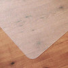 Ecotex Marlon Bioplus Rectangular Polycarbonate Chair Mat For Hard Floors, Rectangular, 45" x 53", Clear