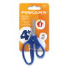 Kids Scissors, Rounded Tip, 5" Long, 1.75" Cut-Length, Straight Handle, Randomly Assorted Handle Color