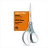 Contoured Performance Scissors, 8" Long, 3.13" Cut Length, Straight Gray Softgrip Handle