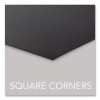 Opaque Plastic Presentation Covers For Binding Systems, Plastic, Square Corners, 11 x 8.5, Black, 50/Pack