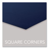 Opaque Plastic Presentation Covers For Binding Systems, Plastic, Square Corners, 11 x 8.5, Navy, 50/Pack