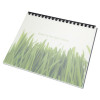 100% Recycled Poly Binding Cover, Plastic, Square Corners, 11 x 8.5, Frost, 25/Pack