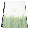 100% Recycled Poly Binding Cover, Plastic, Square Corners, 11 x 8.5, Frost, 25/Pack