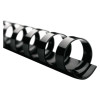 Combbind Standard Spines For 11 x 8.5 Documents, 19 Rings, 2" (450-Sheet) Capacity, Black, 50/Box