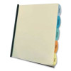 View-Tab Report Cover, Grooved Sliding Bar, 8.5 X 11, Clear/Clear