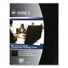 Velobind Pre-Punched Presentation Covers With Leatherlike Texture, Paper, Square Corners, 11 x 8.5, Black, 50/Pack