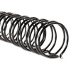 Wirebind Spines For 11 x 8.5 Documents, 32 Rings, 0.38" (85-Sheet) Capacity, Black, 100/Box