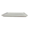 Meat Trays, 13.81 x 9.25 x 0.71, White, Foam, 100/Carton