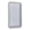 Meat Trays, #15P, 14.44 x 7.88 x 1.37, White, Foam, 200/Carton