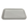 Meat Trays, #17S, 8.5 x 4.69 x 0.64, White, Foam, 500/Carton